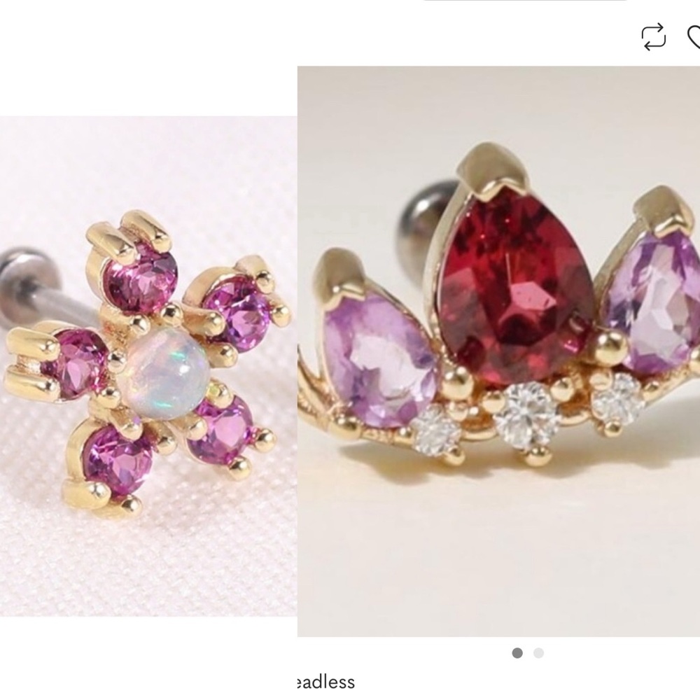 Bundle 14k Yellow Gold 18g 6mm (Images Look Bigger
For Details)